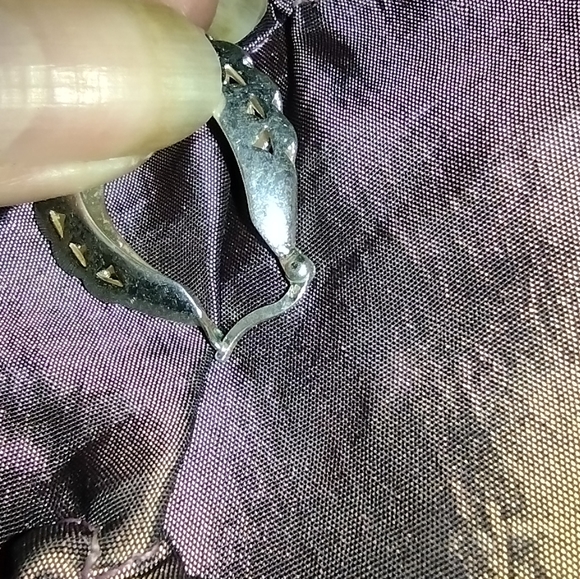 Sterling Silver Openwork handcrafted classic earrings - Picture 9 of 11